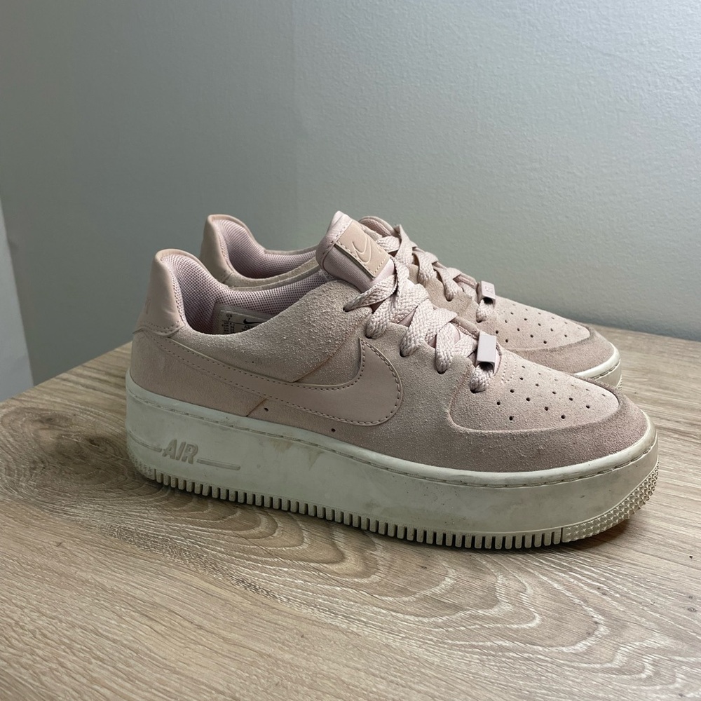 Nike Pink Air Force 1 Sneakers